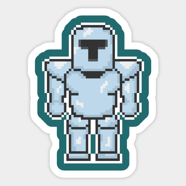 Pixel warrior Sticker by VIZe